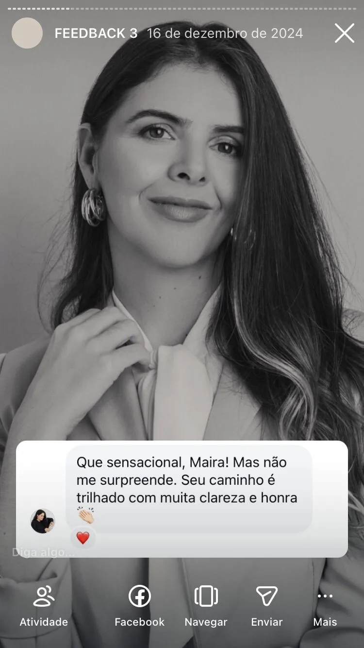 Depoimento de paciente sobre o tratamento com a Dra. Maira