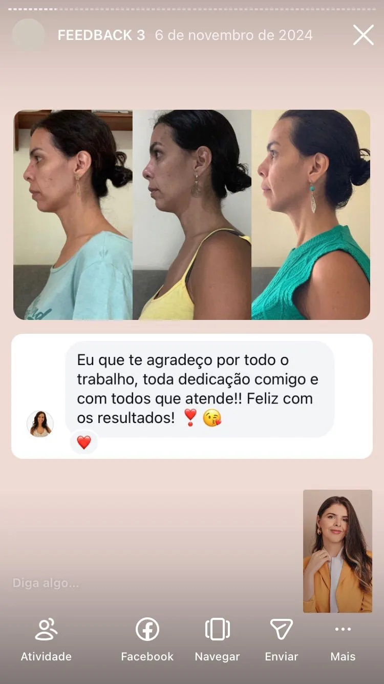 Depoimento de paciente sobre o tratamento com a Dra. Maira