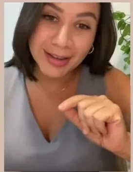 Depoimento em vídeo de aluna